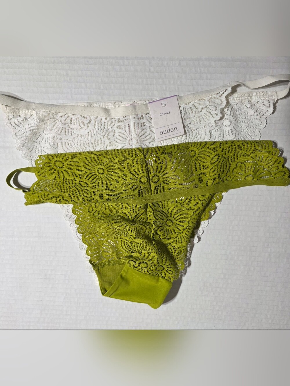 Auden Thongs, Brand new! 2-pair of ladies' X-Large, NWT!